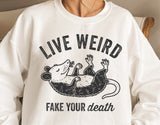 Live Weird | Funny PNG Print File