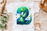 Second Birthday Dinosaur | PNG Print File