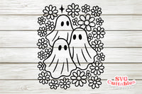 Cute Sheet Ghosts | Halloween SVG Cut File