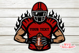 Football Template 0079 | SVG Cut File