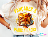 Pancakes and Panic Attacks | Funny PNG Print File