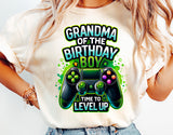 Family of the Gamer Birthday Boy png Bundle