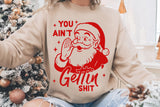 You Ain't Getting Shit | Funny Christmas SVG Cut File