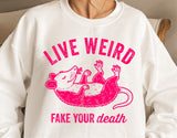 Live Weird | Funny PNG Print File