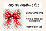 Valentines Bow | PNG Sublimation File