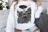 Chicken Alien Abduction Selfie | PNG Sublimation File