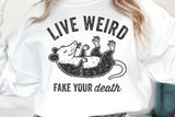 Live Weird | Funny PNG Print File