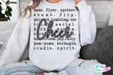 Cheer Word Art | Cut File