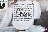 Cheer Word Art | Cut File