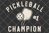 Pickleball Champion | SVG Cut File