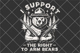 The Right To Arm Bears | Funny SVG Cut File