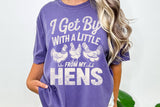 Little Help From My Hens Out | Chicken SVG Cut File
