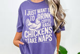 Raise Chickens Take Naps | Chicken SVG Cut File