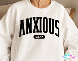 Anxious 24/7 | SVG Cut File