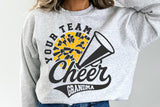 Cheerleader Grandma Template | SVG Cut File