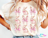 Easter Bows and Bunnies | Easter PNG FIle