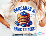 Pancakes and Panic Attacks | Funny PNG Print File