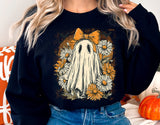 Sheet Ghost with Bow | Halloween Sublimation PNG