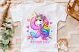 Birthday Girl Ninth Birthday | PNG Print File