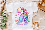Birthday Girl Seventh Birthday Unicorn | PNG Print File