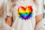 Rainbow Heart | LGBTQ Pride PNG File