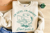 I'm Here I'm Awake | Funny Mens SVG Cut File