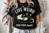 Live Weird | Funny PNG Print File