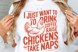 Raise Chickens Take Naps | Chicken SVG Cut File