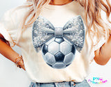 Soccer Ball With Bow | PNG File