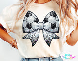 Soccer Ball Bow | PNG File