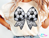 Soccer Ball Bow | PNG File