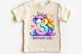 Birthday Girl Third Birthday | PNG Print File