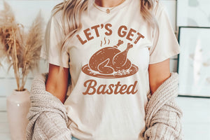 Let's Get Basted | Funny Thanksgiving SVG Cut File