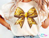 Sequin Softball Bow | PNG File