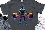 Powerlifting Male Silhouette | PNG Sublimation File