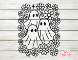 Cute Sheet Ghosts | Halloween SVG Cut File