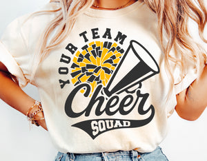 Cheerleader Squad Template | SVG Cut File