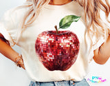 Disco Ball Apple | PNG Sublimation File