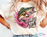 Reel Girls Fish | Fishing PNG Print File