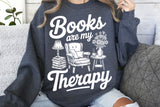 Books Are My Therapy | Book SVG Cut File