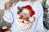 Faux Yarn Santa | Christmas Sublimation PNG