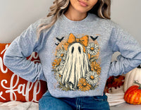Sheet Ghost with Bow | Halloween Sublimation PNG