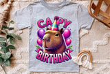 Capybara Birthday | PNG Print File