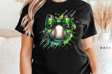 Baseball With Bow | PNG Sublimation File