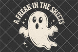 Freak In The Sheets | Halloween SVG Cut File