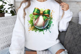 Baseball With Bow | PNG Sublimation File