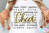 Cheer Word Art | Cut File