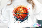 Sequin Basketball | PNG Print File