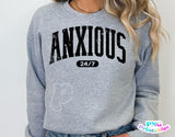 Anxious 24/7 | SVG Cut File