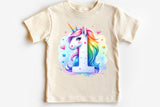 First Birthday Unicorn | PNG Print File